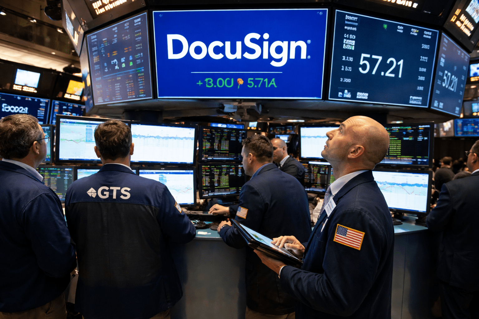DocuSign stock price at risk of a crash after earnings on March 17