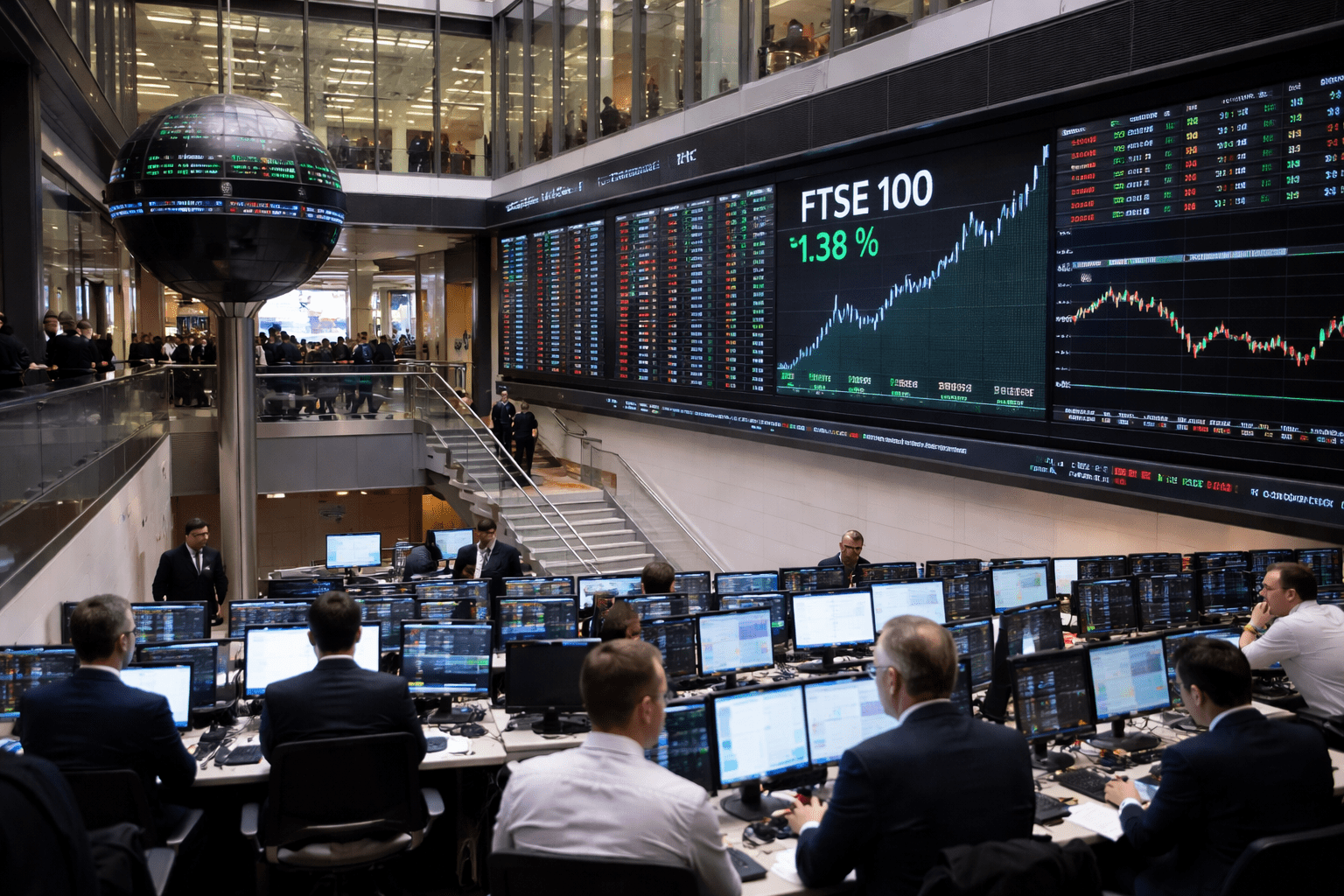 FTSE 100 Index futures enter correction as top UK shares plunge